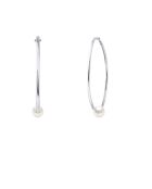 Orecchini ICONICI in argento bianco naturale