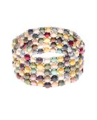 Mehrfarbiges PERLISSIMA Silberarmband