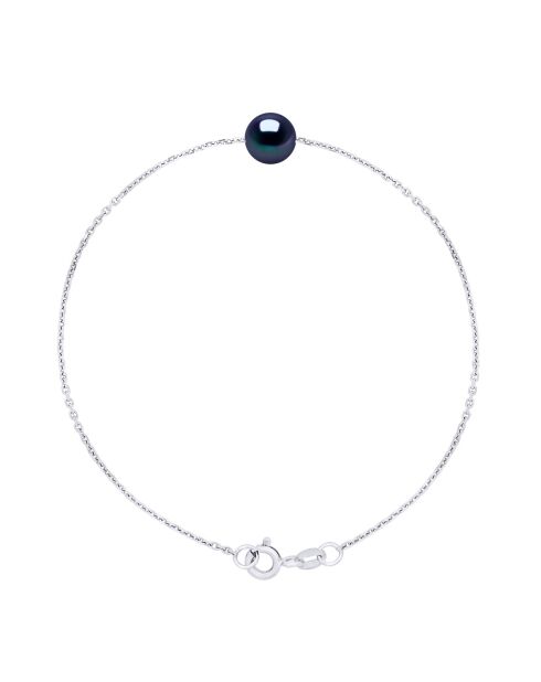 Bracciale FOR EVER nero in argento Tahiti