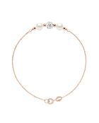 SUNNY PEARLS Armband aus natürlichem weißem Silber