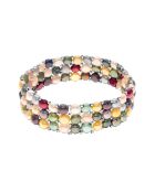 Mehrfarbiges PERLISSIMA Silberarmband