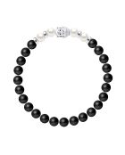 LIENS D'AMOUR Armband aus natürlichem Weißsilber