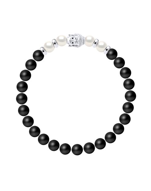 LIENS D'AMOUR natuurlijke witzilveren armband