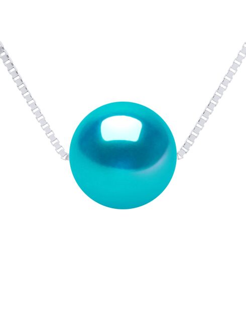 Collana FOR EVER in argento blu turchese