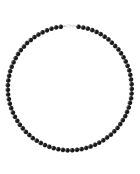 Collier en argent PRINCE DU PACIFIQUE noir