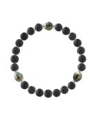 PRINCE OF THE PACIFIC Armband aus schwarzem Silber