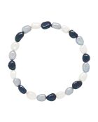 Bracelet en argent LIENS D'AMOUR multicolore