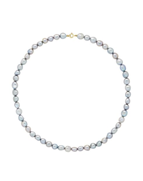 CLASSIC HERITAGE parelgrijze geelgouden ketting