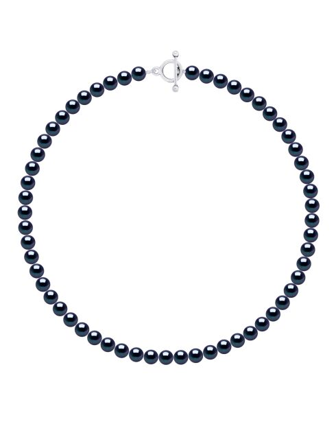 Collar de plata negra Tahiti CLASSIC PEARLS