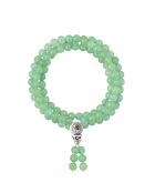 LIENS D'AMOUR groene zilveren armband