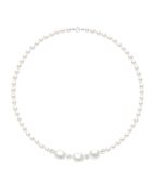 Collier en argent SUNNY PEARLS blanc naturel