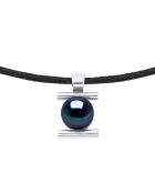 Collier en argent FREE noir Tahiti