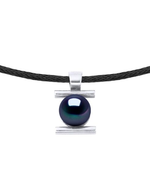 Collier en argent FREE noir Tahiti