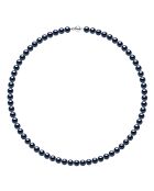 Tahiti CLASSIC PEARLS zwarte zilveren ketting