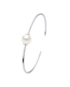 Pulsera de plata blanca natural FOR EVER
