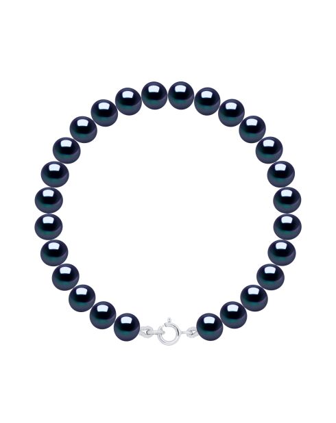 CLASSIC HERITAGE zwarte Tahiti witgouden armband