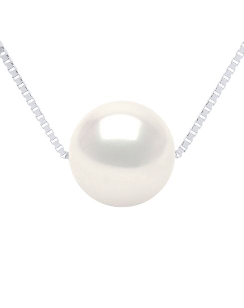 FOREVER LOVE natuurlijke witgouden halsketting