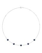 Collana FOR EVER nera in argento Tahiti