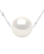 Collier en argent FOR EVER blanc naturel