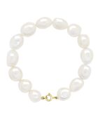 CLASSIC HERITAGE natuurlijke wit-geelgouden armband