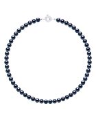 Tahiti CLASSIC PEARLS zwarte zilveren ketting