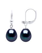 ICONICI orecchini in argento nero Tahiti