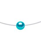 Collana FOR EVER in argento blu turchese