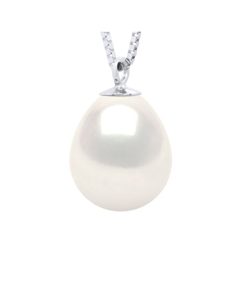 FOREVER LOVE natuurlijke witgouden halsketting