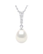 Collier en argent FOR EVER blanc naturel