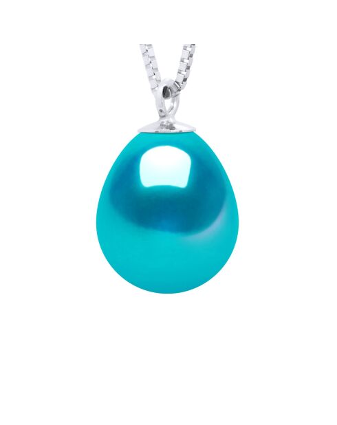 Collana FOR EVER in argento blu turchese
