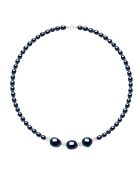 Collar de plata blanca natural SUNNY PEARLS