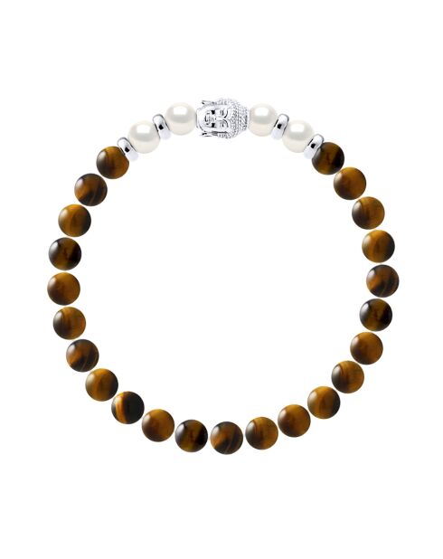 LIENS D'AMOUR natuurlijke witzilveren armband