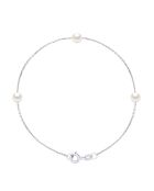 FOR EVER natuurlijke witzilveren armband