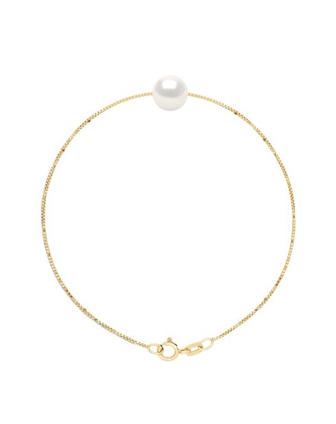 FOREVER LOVE natuurlijke wit-geelgouden armband