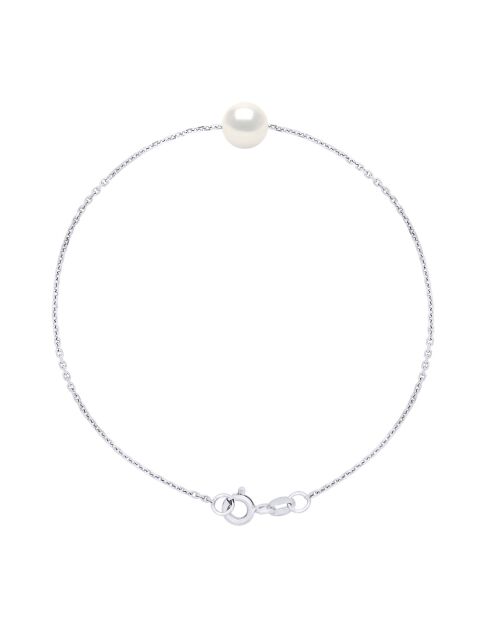 FOR EVER natuurlijke witzilveren armband