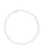 Collier en argent CLASSIC PEARLS blanc naturel