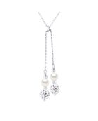 Collier en argent SUNNY PEARLS blanc naturel