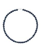 Tahiti CLASSIC PEARLS zwarte zilveren ketting