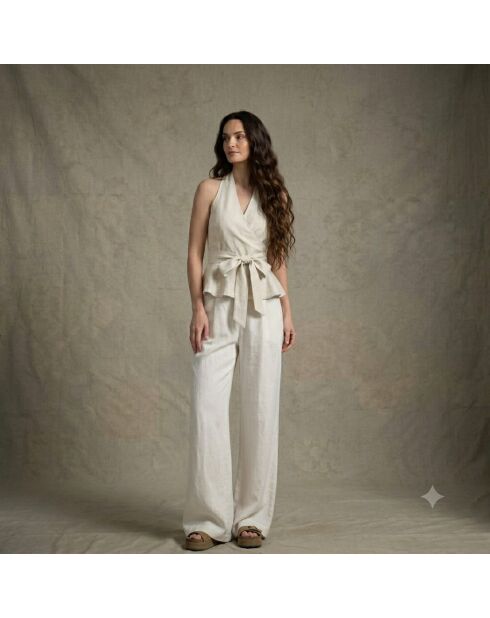 Top bianco sporco HANICKA