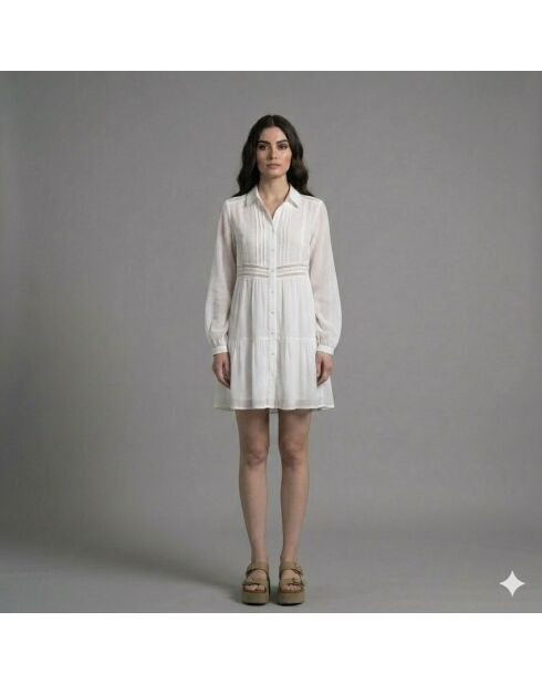 MELANI Cremefarbenes Kleid
