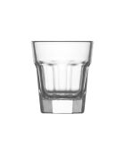 Lot de 6 shooters Chicago transparents - 4,5 cl