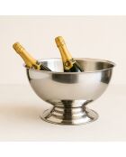 Vasque à champagne en inox - 40 cm