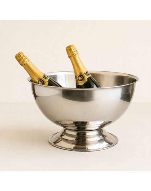 Vasque à champagne en inox - 40 cm