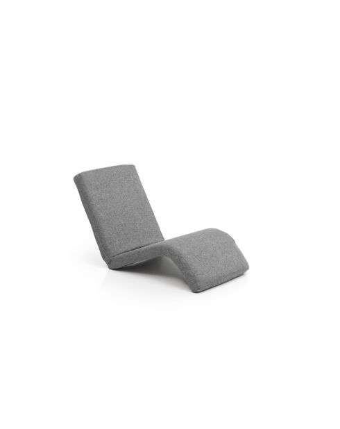Hellgraues 1-Sitzer-Schlafsofa Nami — B. 55 cm x T 50 cm x T. 35 cm