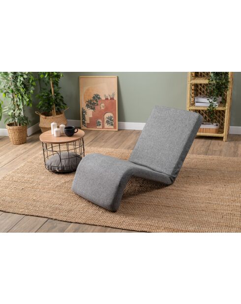 Hellgraues 1-Sitzer-Schlafsofa Nami — B. 55 cm x T 50 cm x T. 35 cm