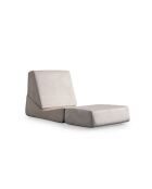 Divano letto convertibile Origami a 1 posto crema - L. 70 cm x l. 100 cm x H. 70 cm