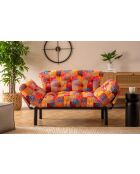 Nitta Patchadoréek 2-zitsslaapbank - l.155 cm x H. 80 cm x D. 70 cm