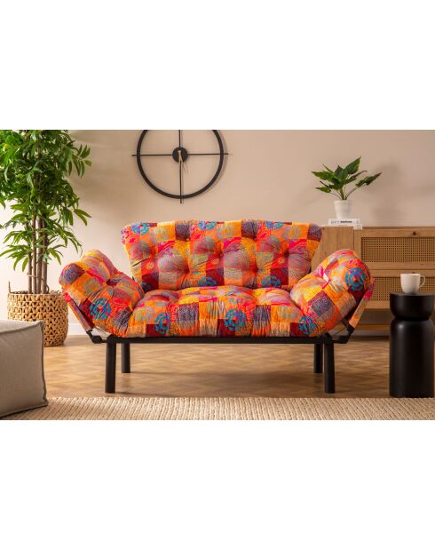 Nitta Patchadoréek 2-zitsslaapbank - l.155 cm x H. 80 cm x D. 70 cm