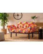 Nitta Patchadoréek 2-zitsslaapbank - l.155 cm x H. 80 cm x D. 70 cm
