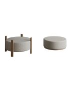 Kleine bank Clone saffiereik - l. 47 cm x H. 45,5 cm x D. 48 cm